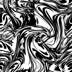 Abstract black and white background with wave.