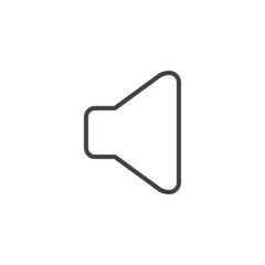 Sound, volume line icon