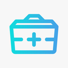 Kit icon vector illustration in gradient style about medical, use for website mobile app presentation