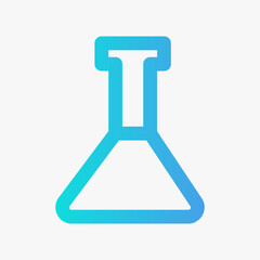 Potion icon vector illustration in gradient style about medical, use for website mobile app presentation