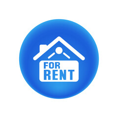 Home for Rent - Sticker