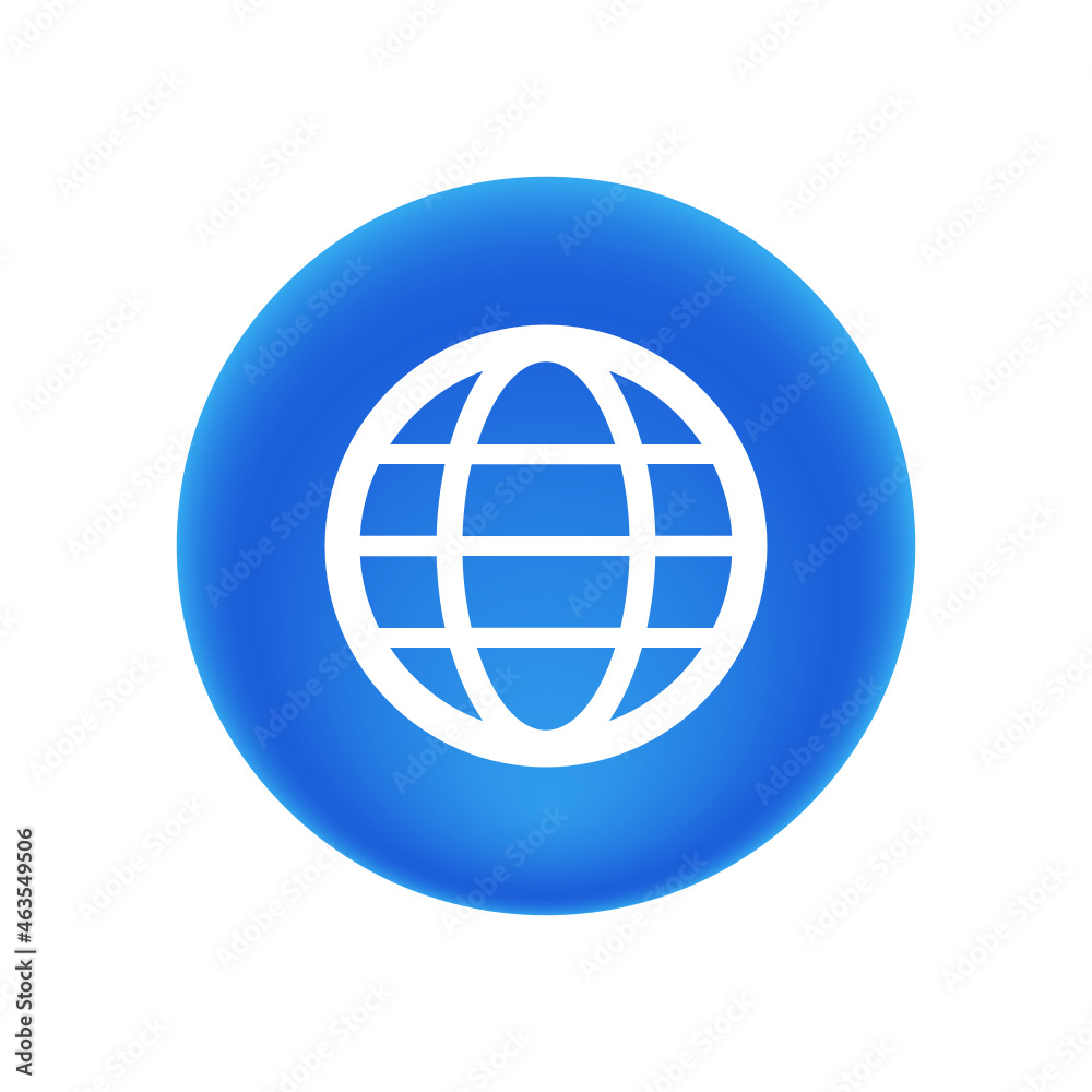 Sticker globe - sticker