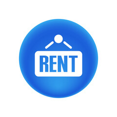 Rent Sign - Sticker