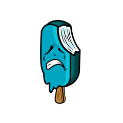 Cute Character Melting Ice Cream