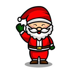 Cute Character santa clause xmas