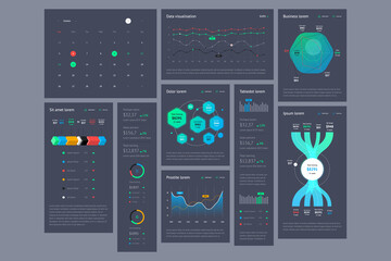 Ui and infographic elements
