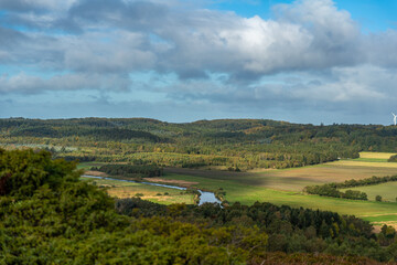 Heath area with a height of 92 meters, and with a beautiful view over the Gudenå valley.