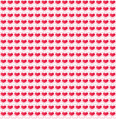 Seamless heart patterns vector stock illustration