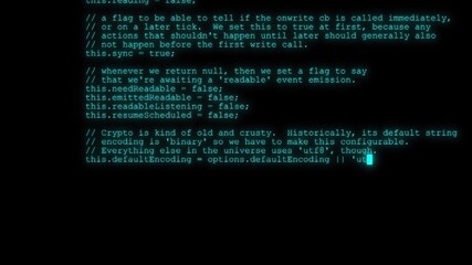 3d illustration - Hacker code running down a computer screen terminal