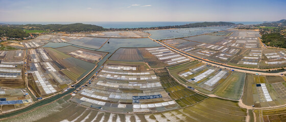 Sa Huynh salt field, Duc Pho, Quang Ngai, Vietnam.