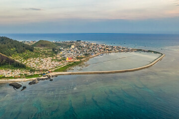 Obraz premium Cu Lao Re or Ly Son island or Volcanic island, Quang Ngai, Vietnam. 