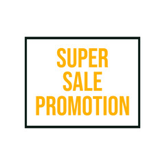 super sale template style vector illustration design