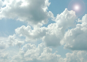 Cloudy sky background