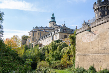 Fototapeta na wymiar Renaissance castle in Frydlant in the Northern Bohemia 