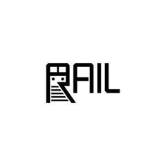 Rail wordmark, company logo design.