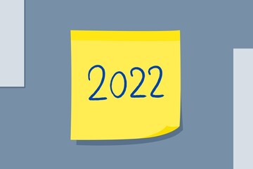 Year 2022 sign