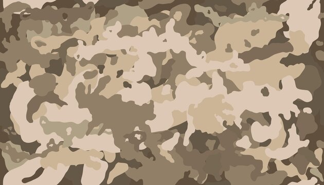 Desert camouflage pattern - seamless texture