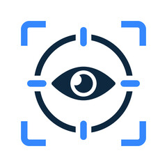 Detection, opportunity, view icon. Simple editable vector design isolated on a white background.