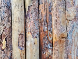 Wooden patterns. Side by side boards.