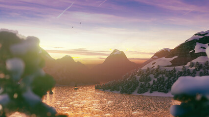 mountain snow grand canyon landscape
