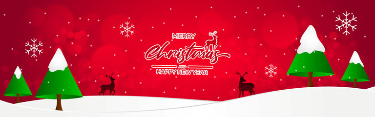 Naklejka premium vector illsuaytrion for merry Christmas.