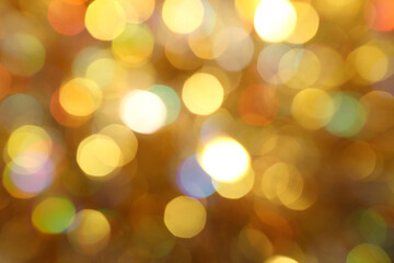 Bokeh blurred glare abstract background