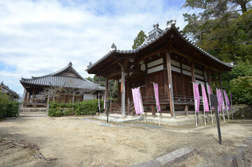 Fototapeta premium 叡福寺 見真大師堂と浄土堂 大阪府南河内郡太子町