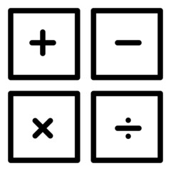 Fototapeta premium calculator icon vector for your design element