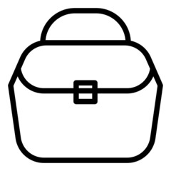 handbag icon vector