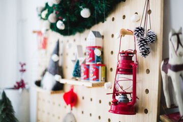 Nordic Christmas Decoration Setup 