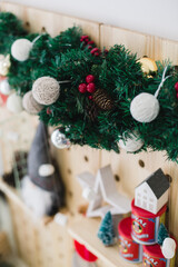 Nordic Christmas Decoration Setup 