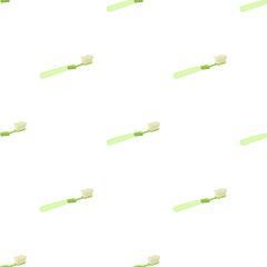 Green toothbrush pattern seamless background texture repeat wallpaper geometric vector