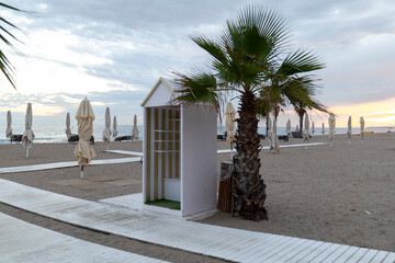 Idyllic Mediterranean beach. the vendrell