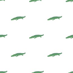 Crocodile pattern seamless background texture repeat wallpaper geometric vector