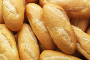 Fresh wheat bread background