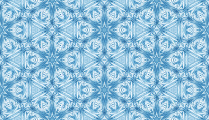 Abstract seamless blue pattern