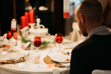 setting the festive table for the new year