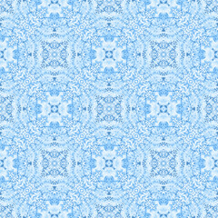 Abstract seamless blue pattern