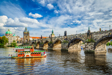Charles Bridge in Prague, Czech Republic