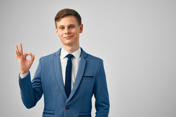 manager in a suit office professional job official