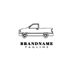 car logo cartoon icon design template black vector illustration