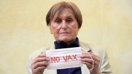 Europe, Italy Milan -  No vax people protest against Vaccination Covid-19 Coronavirus - AstraZeneca...