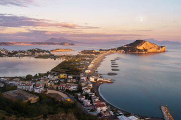 Fototapeta premium sunset over the bay