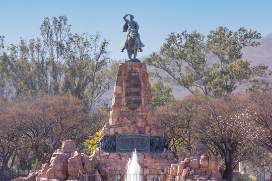 Statue of General Martin Miguel de Guemes in Salta, Argentina