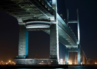 Fototapeta premium bridge over the sea in Yokohama