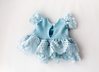 baby clothes for newborns. bodysuit with lace skirt