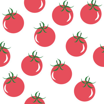 Tomato background image, red tomatoes, images can be connected in any direction.