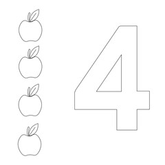 Web. figures are outlines for drawing. stencils for children. school stencils. E-learning thin line icons set. Ecucation icon collection vector