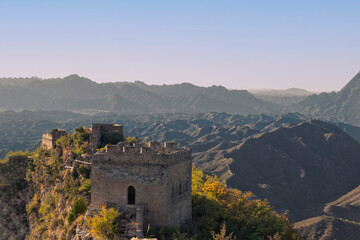 The Great Wall of China in autumn 