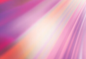 Light Pink vector blurred shine abstract texture.